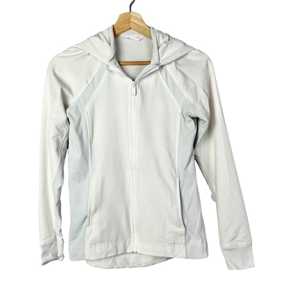 Lululemon White Full Front Zip Athletic Jacket 2 - Picture 1 of 4
